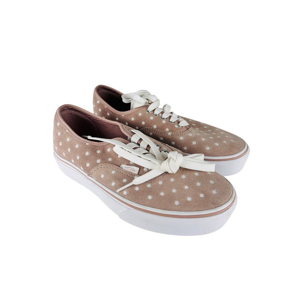 Vans Authentic Mauve Polka Dot Suede Sneakers Women’s 9.5 Cottage
Neutral